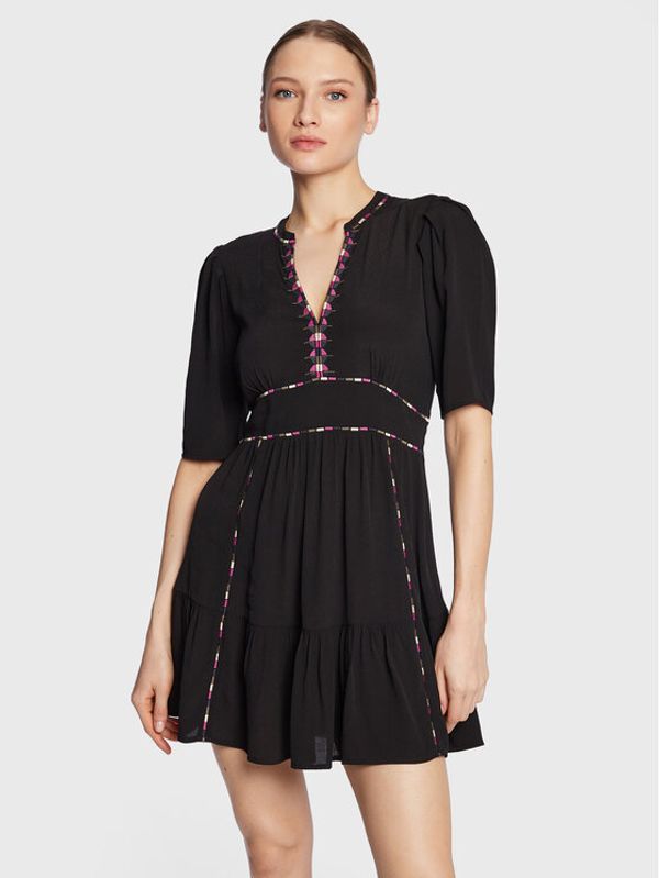 Ba&sh Ba&sh Haljina za svaki dan Teresa 1E23TERE Crna Regular Fit