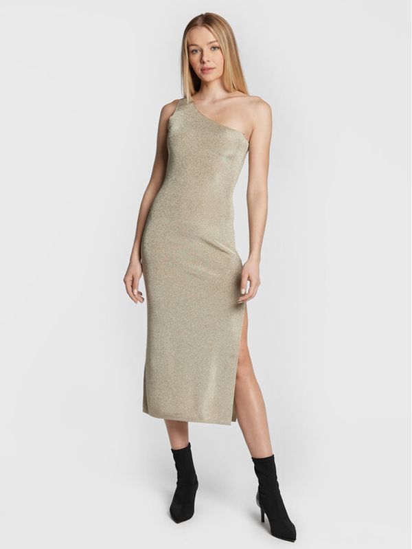 Ba&sh Ba&sh Koktel haljina Robe Zayna 1H22ZAYN Zlatna Slim Fit