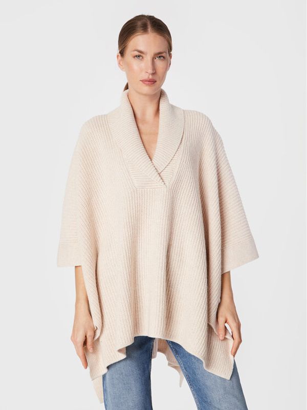 Ba&sh Ba&sh Pončo Biggy 1H22BIGG Écru Regular Fit