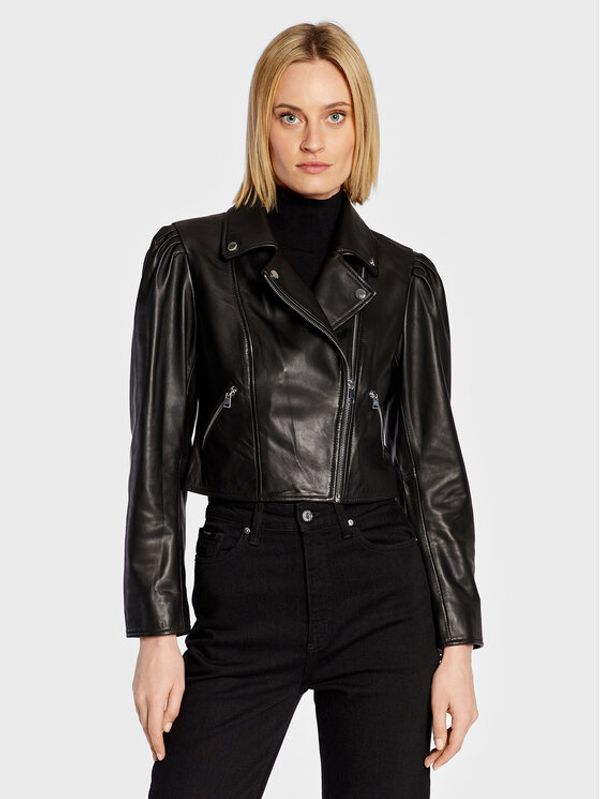 Ba&sh Ba&sh Prijelazna jakna Perfecto Neli 1H22NELI Crna Regular Fit