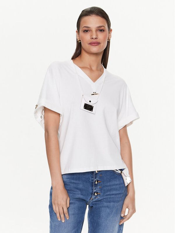 Babylon Babylon Majica S_ER0570 Bijela Relaxed Fit