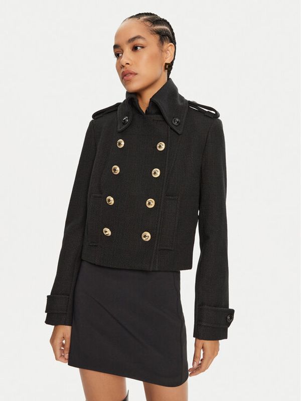 Babylon Babylon Prijelazni kaput E00287 Crna Regular Fit