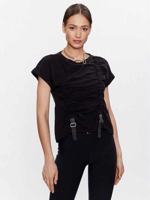 Babylon Babylon T-shirt S_ER0571 Crna Slim Fit