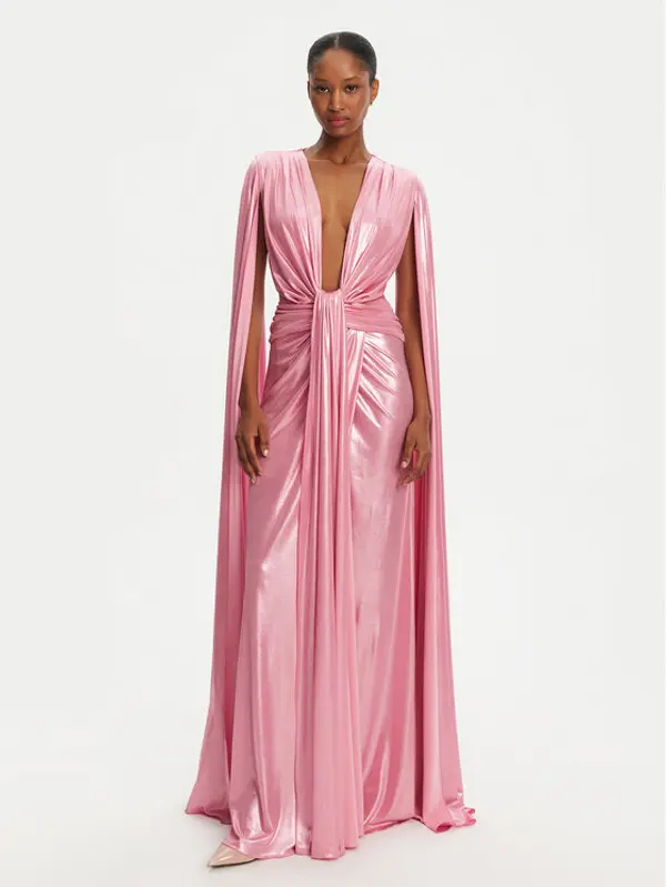 Babylon Babylon Večernja haljina MF0223 Ružičasta Regular Fit