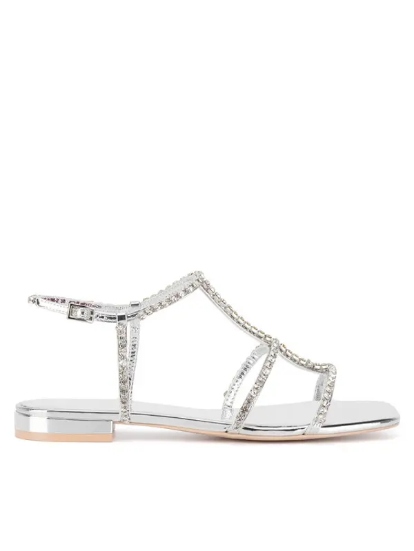 Badura Badura Sandale JOSEPHE-SL2286-2 Srebrna