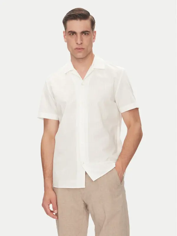 BALDESSARINI Baldessarini Košulja B3 76001.3703 Bijela Regular Fit