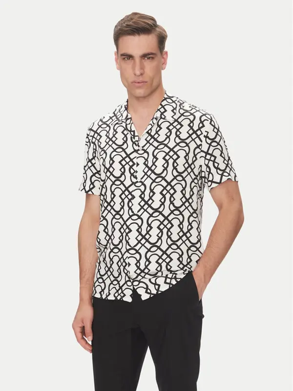 BALDESSARINI Baldessarini Košulja B3 76002.3720 Bijela Regular Fit