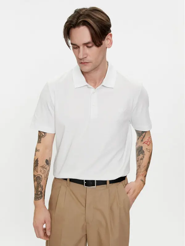 BALDESSARINI Baldessarini Polo B4 10044/000/5190 Bijela Regular Fit