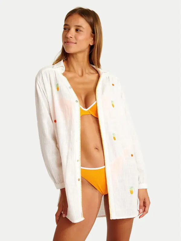 banana moon Banana Moon Košulja Mika Yesenia LTL10 Bijela Regular Fit