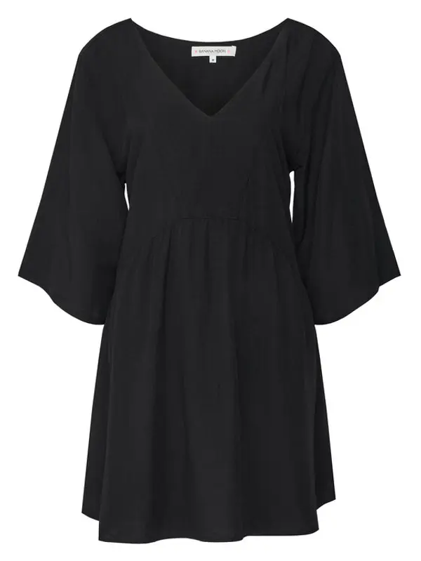 banana moon Banana Moon Ljetna haljina Agathe Holidays LHN01 Crna Loose Fit