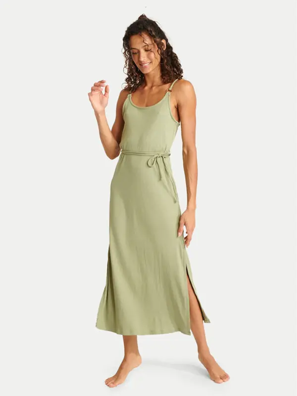 banana moon Banana Moon Ljetna haljina Yaquina Amaria MGC27 Zelena Regular Fit