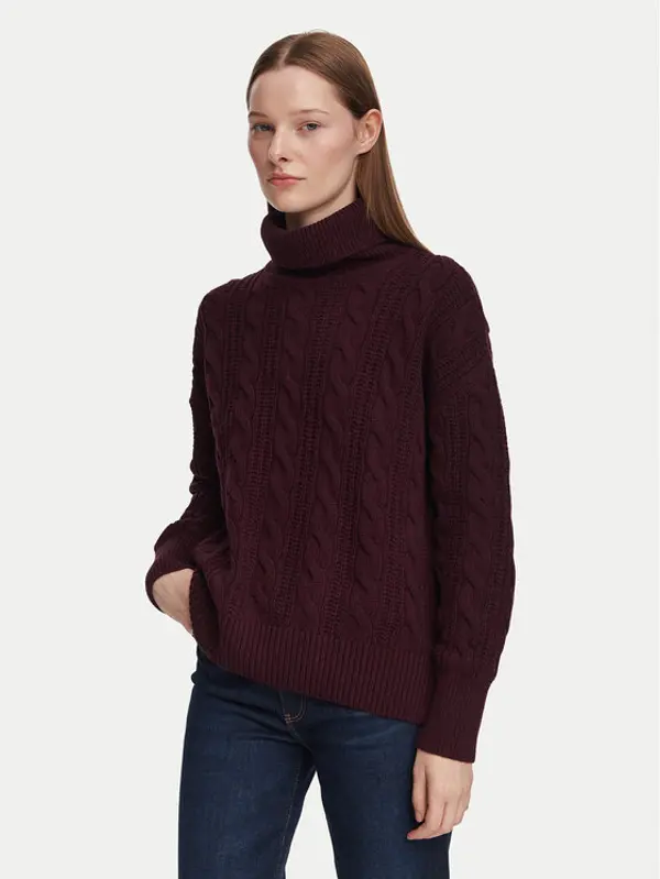 Barbour Barbour Dolčevita Agatha LKN1803RE91 Ljubičasta Relaxed Fit