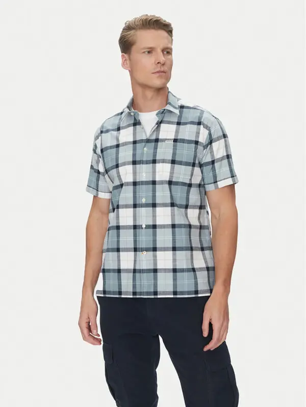 Barbour Barbour Košulja Douglas MSH5077TN45 Siva Regular Fit