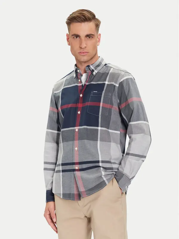 Barbour Barbour Košulja Dunoon MSH4980TN21 Siva Regular Fit