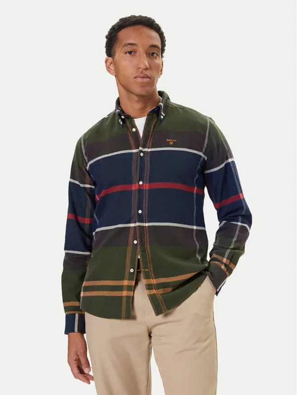 Barbour Barbour Košulja Iceloch MSH4994TN11 Bež Tailored Fit