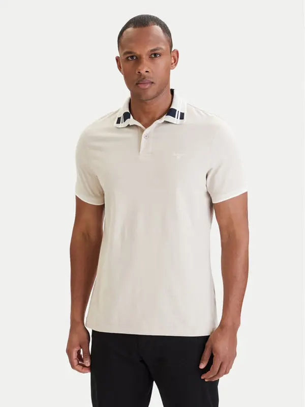 Barbour Barbour Polo Callington MML1536BE12 Svijetlo bež Regular Fit
