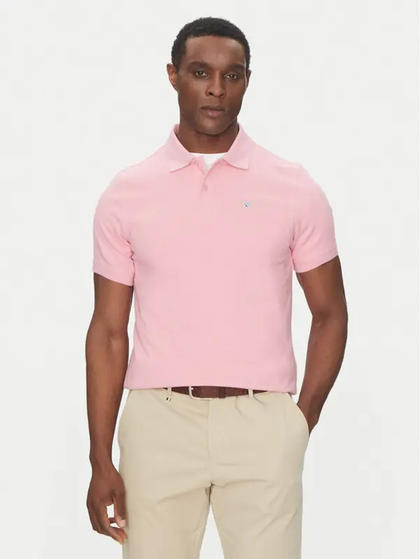 Barbour Barbour Polo Original Sport MML0358PI51 Ružičasta Tailored Fit