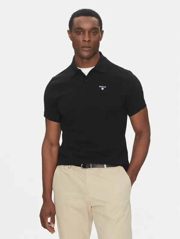 Barbour Barbour Polo Original Sports MML0358BK31 Crna Tailored Fit