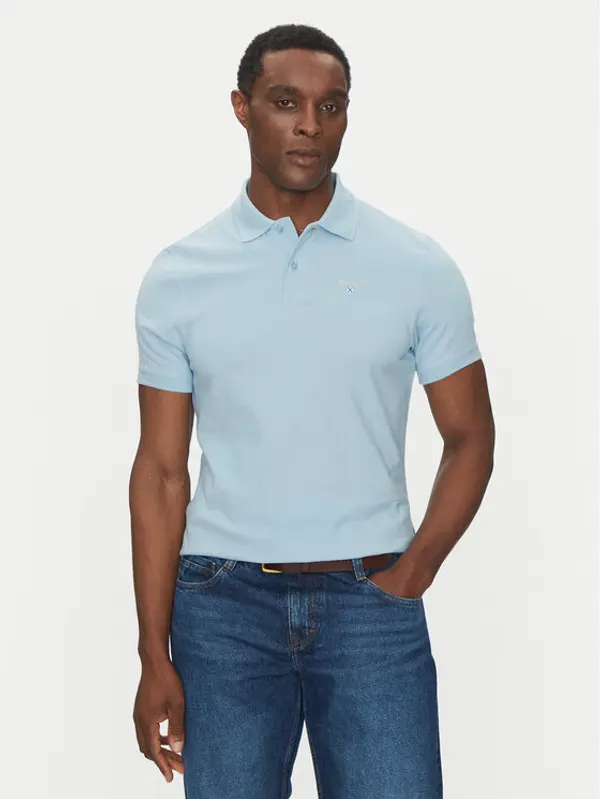Barbour Barbour Polo Original Sports MML0358BL32 Svijetloplava Tailored Fit