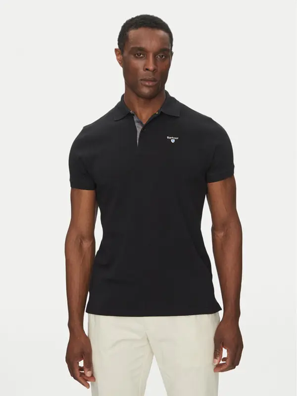 Barbour Barbour Polo Tartan MML0012BK31 Crna Regular Fit