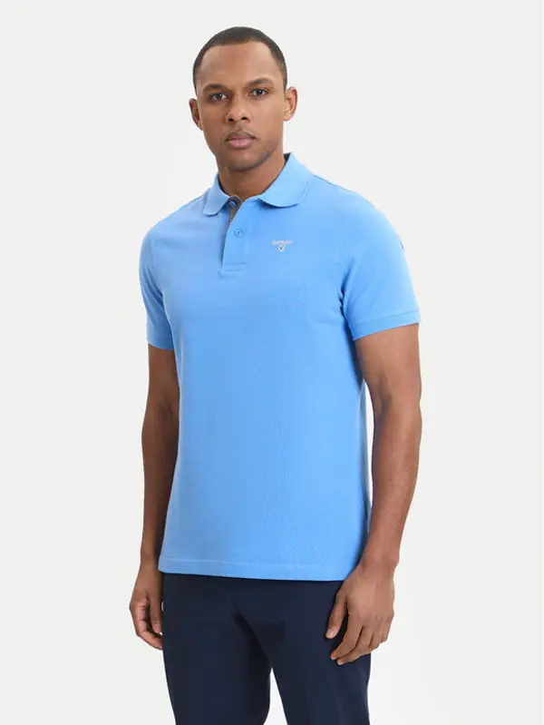 Barbour Barbour Polo Tartan MML0012BL95 Plava Tailored Fit