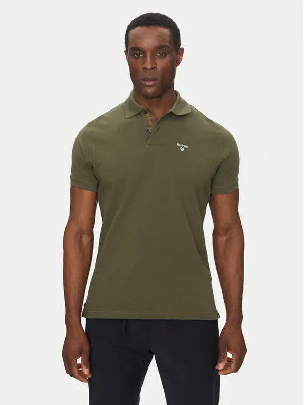 Barbour Barbour Polo Tartan MML0012OL51 Kaki Regular Fit
