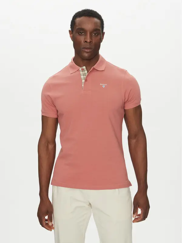 Barbour Barbour Polo Tartan MML0012PI55 Ružičasta Regular Fit