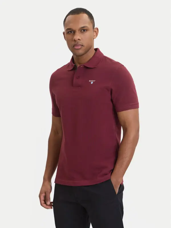 Barbour Barbour Polo Tartan MML0012RE53 Tamnocrvena Tailored Fit