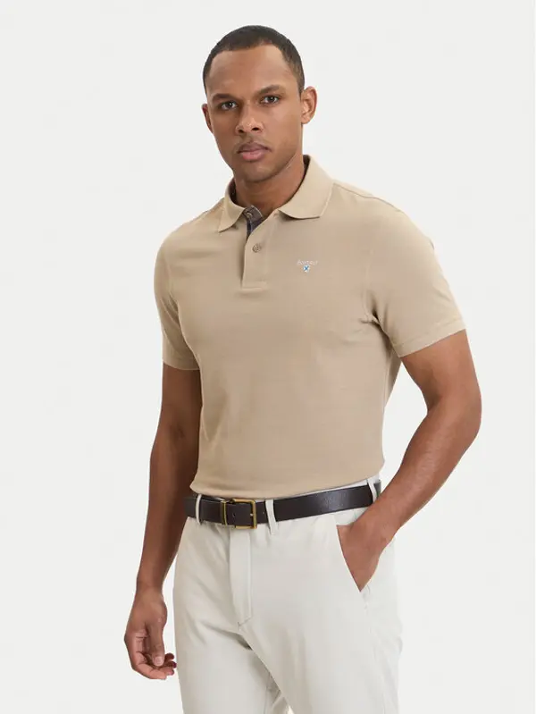 Barbour Barbour Polo Tartan MML0012ST39 Bež Tailored Fit