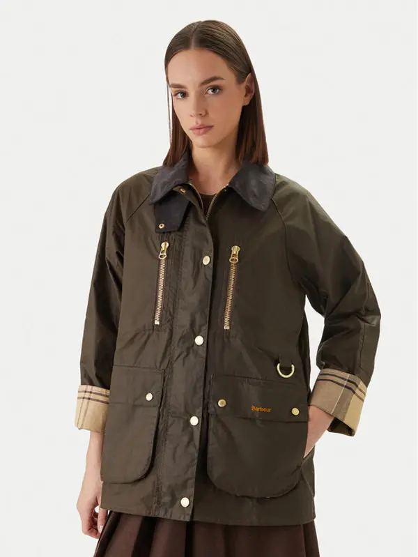 Barbour Barbour Prijelazna jakna Argill Wax LWX1532BR51 Smeđa Regular Fit