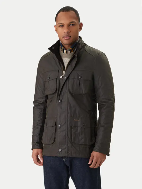 Barbour Barbour Prijelazna jakna Corbridge MWX0340OL71 Zelena Tailored Fit
