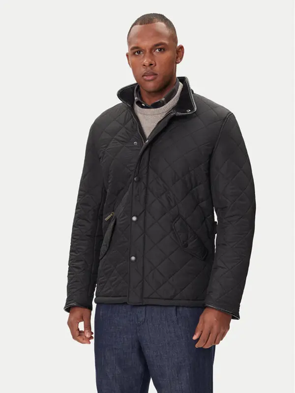 Barbour Barbour Prijelazna jakna Powell MQU0281BK11 Crna Slim Fit
