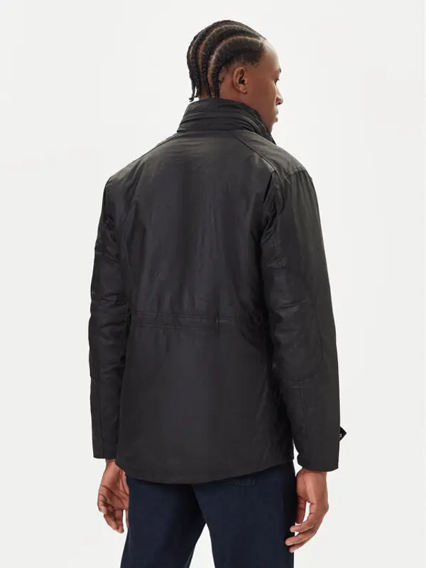 Barbour Barbour Prijelazna jakna Sapper MWX0020BK71 Crna Regular Fit