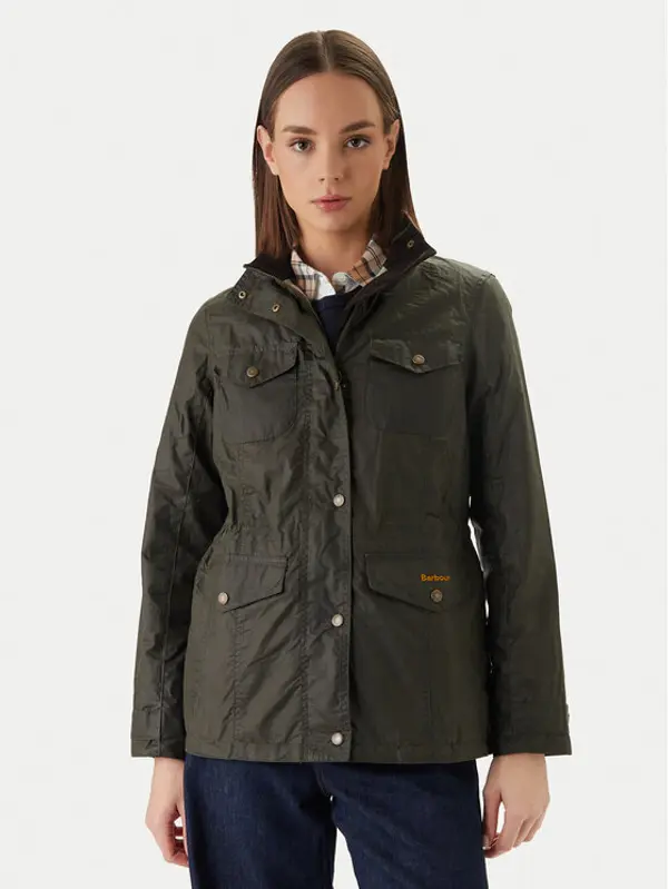 Barbour Barbour Prijelazna jakna Summer Sapper Wax LWX1536OL51 Zelena Regular Fit