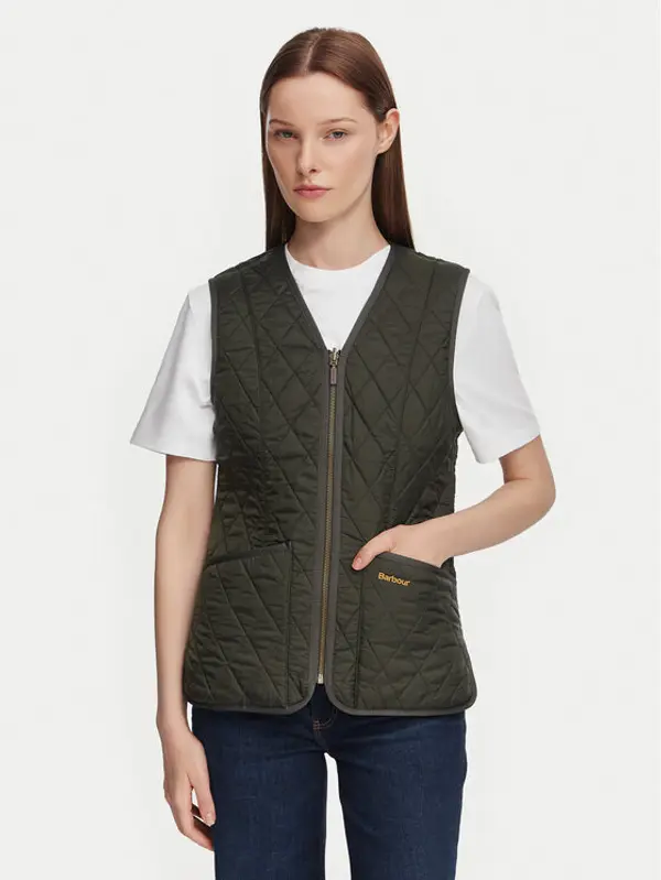Barbour Barbour Sportski prsluk Fleece Betty LLI0003OL71 Tamno zelena Regular Fit