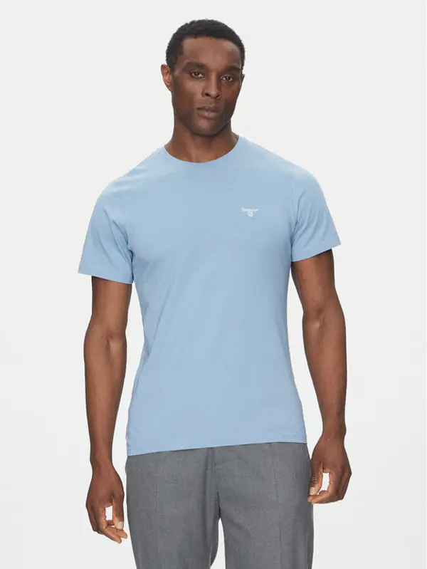 Barbour Barbour T-shirt Essential Sports MTS0331BL33 Plava Tailored Fit