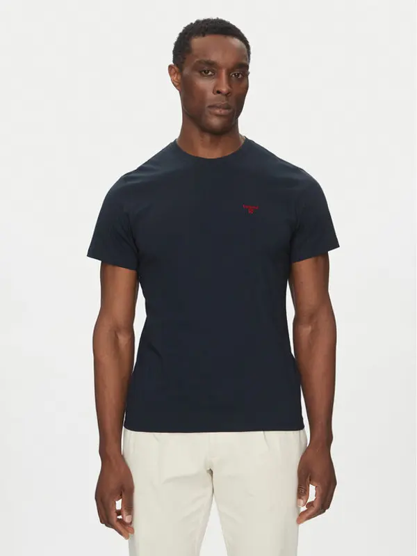 Barbour Barbour T-shirt Essential Sports MTS0331NY91 Tamnoplava Tailored Fit