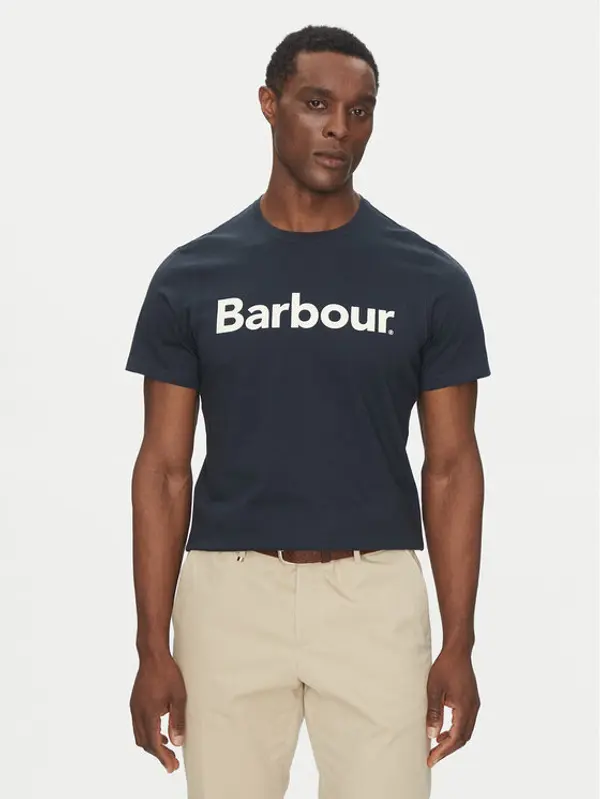 Barbour Barbour T-shirt Logo MTS0531NY31 Tamnoplava Tailored Fit