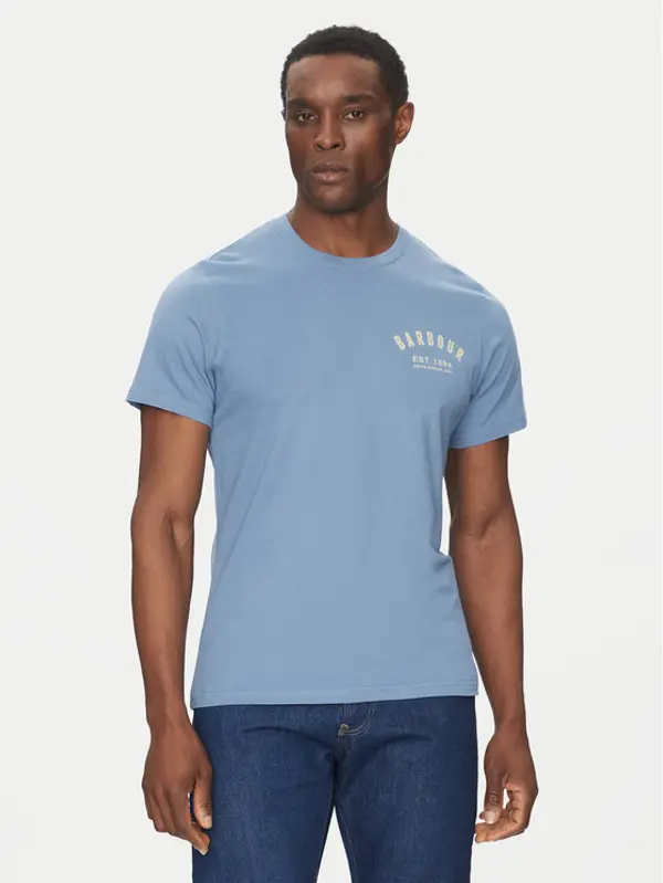 Barbour Barbour T-shirt Preppy MTS0502BU27 Plava Tailored Fit
