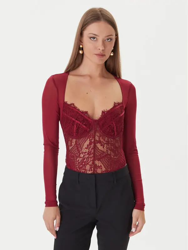 bardot Bardot Bodi Farrah Lace 51150TB3 Tamnocrvena