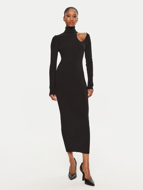 BARDOT BARDOT Džemper haljina 59580DB Crna Regular Fit