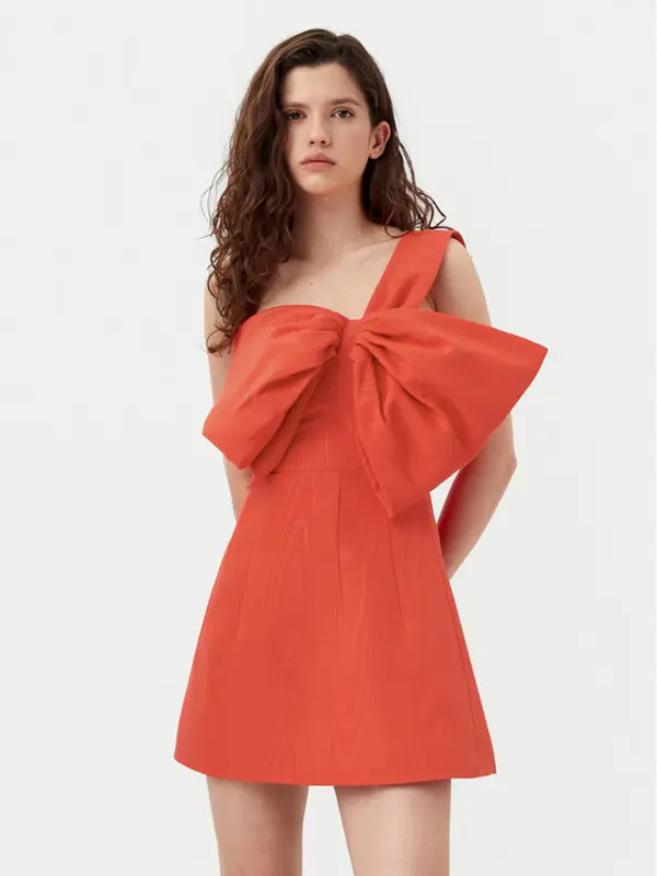 bardot Bardot Koktel haljina 58524DB Crvena Regular Fit