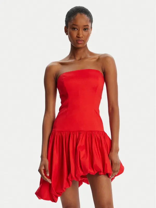 bardot Bardot Koktel haljina Alyna Straples Mini 59981DB Crvena Slim Fit