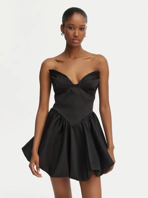 bardot Bardot Koktel haljina Avella 60137DB Crna Slim Fit