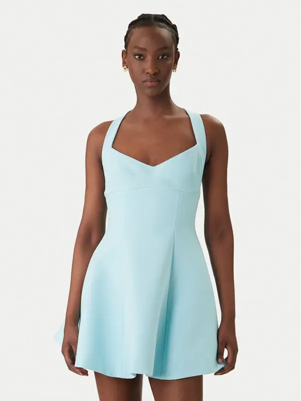 bardot Bardot Koktel haljina Deserae Halter Neck 60380DB Svijetloplava Regular Fit