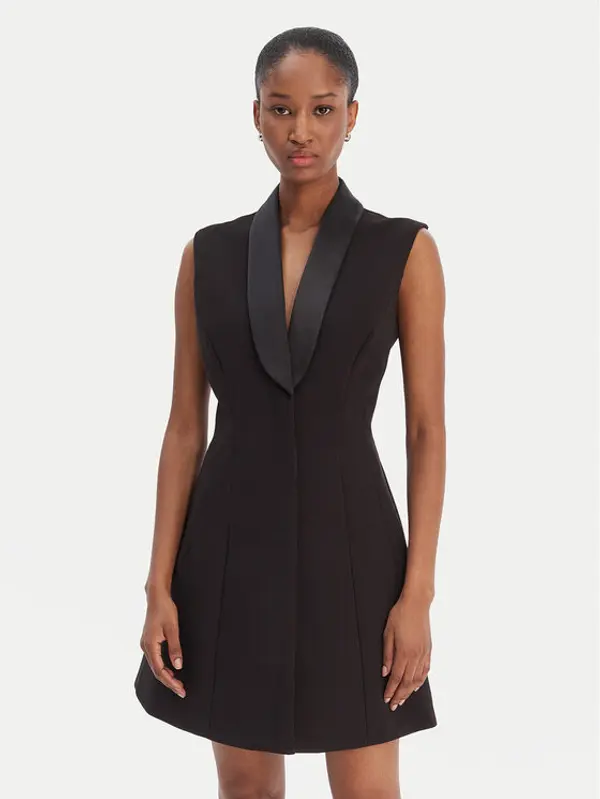 bardot Bardot Koktel haljina Destene 59724DB2 Crna Regular Fit