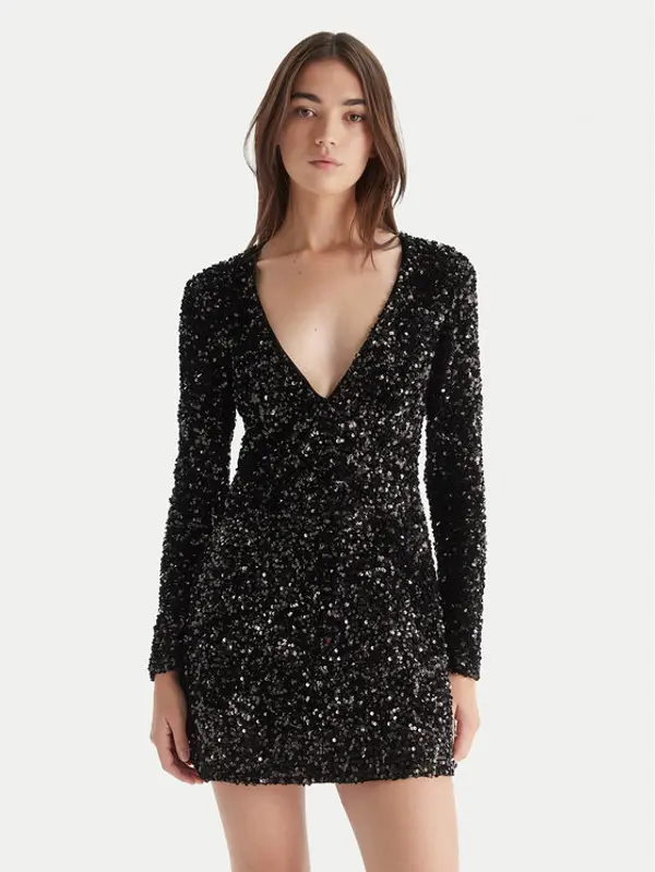 bardot Bardot Koktel haljina Eida 60054DB Crna Regular Fit
