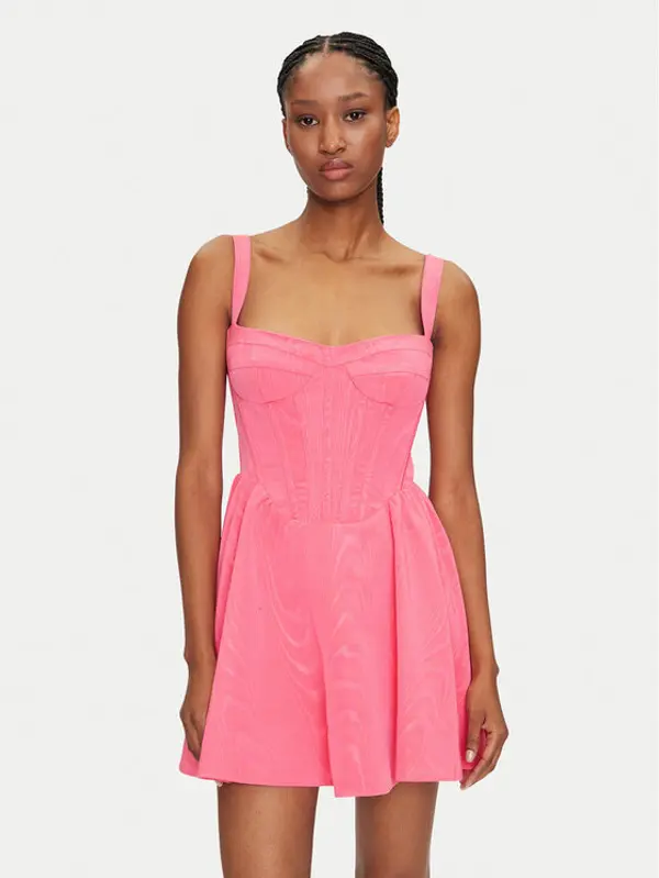 bardot Bardot Koktel haljina Nisa Corset 59866DB Ružičasta Regular Fit