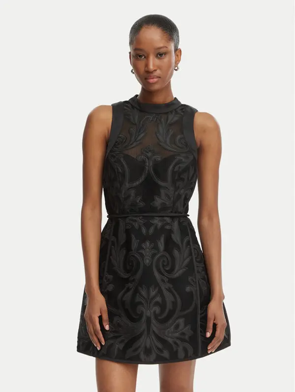bardot Bardot Koktel haljina Relia 60227DB Crna Slim Fit