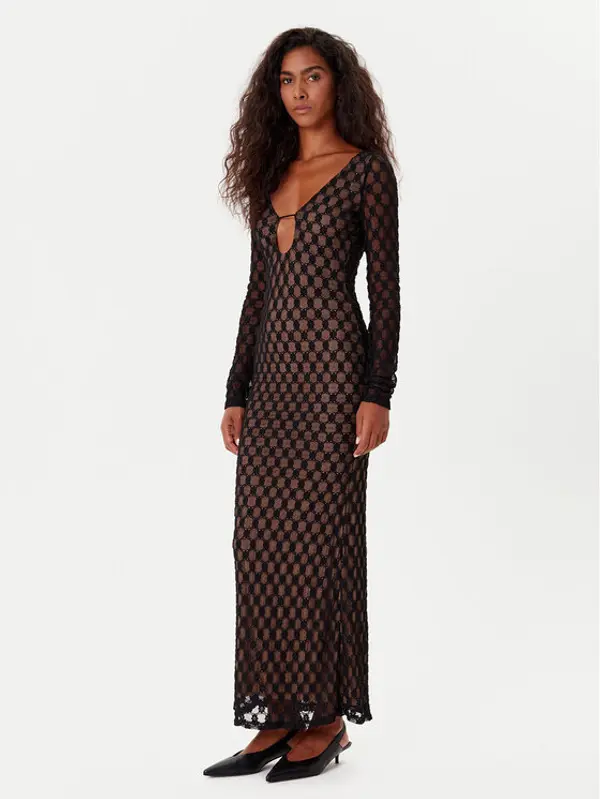 bardot Bardot Koktel haljina Yazmin Lace 59966DB Crna Regular Fit